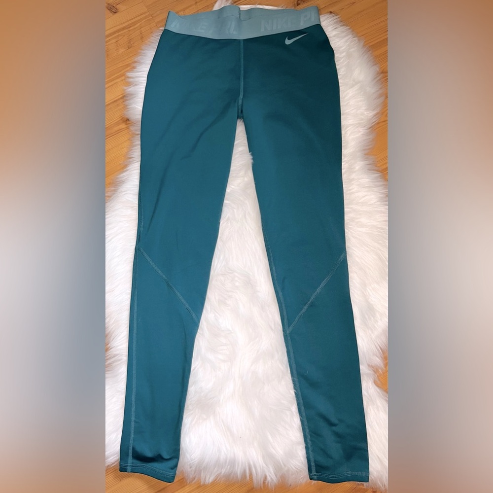 Nike Pro Teal Leggings - Women’s Medium